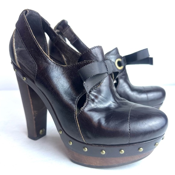 ♦️ MOVING SALE FINAL PRICE UGG Australia Celestina High Heel 90s Platform Clogs - Picture 1 of 12